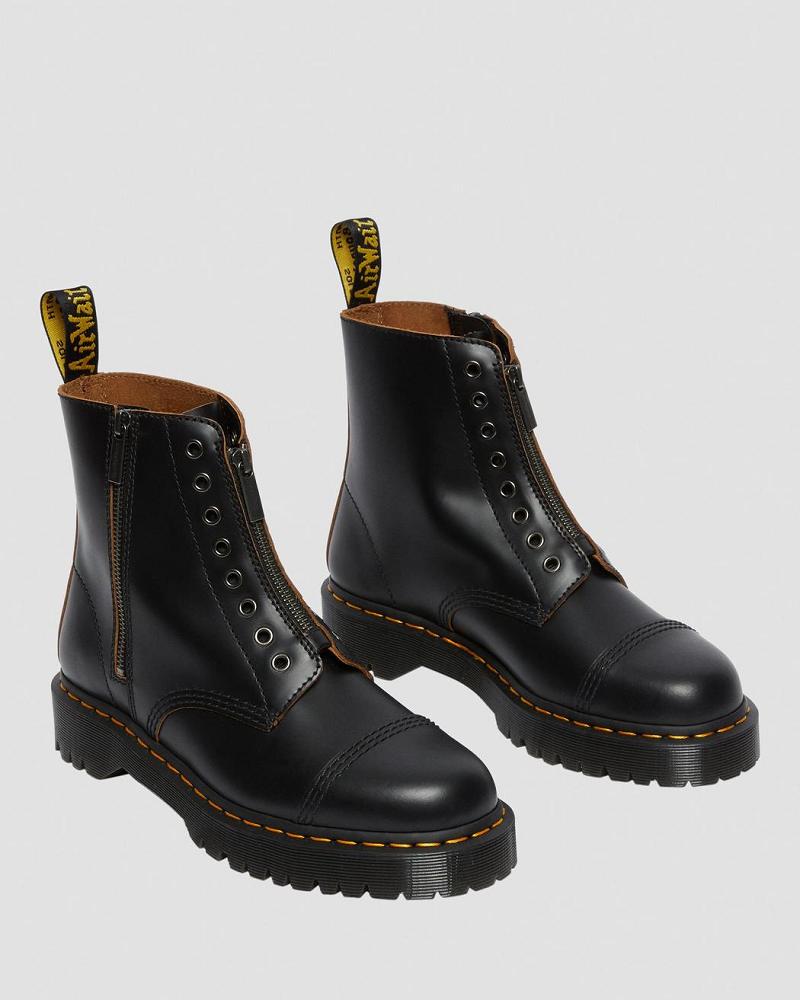 Dr Martens 1460 Laceless Bex Leren Enkellaars Heren Zwart | NL 385KOR